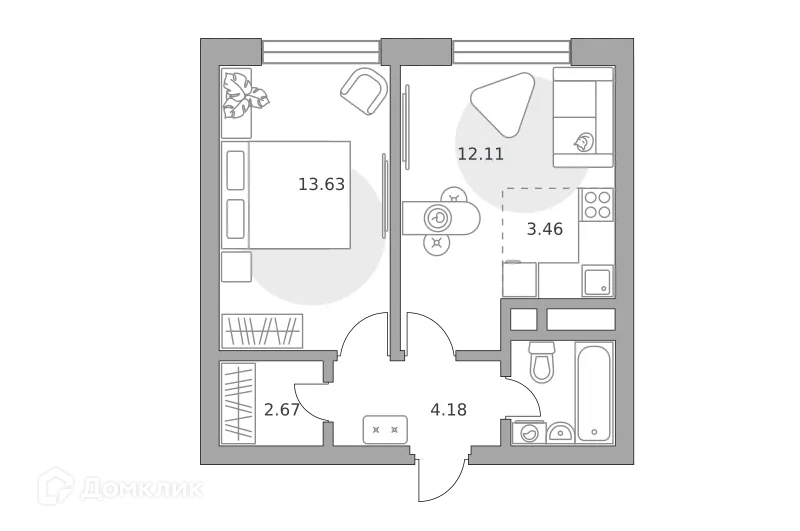 Фото квартиры в ЖК «Ильинойс»