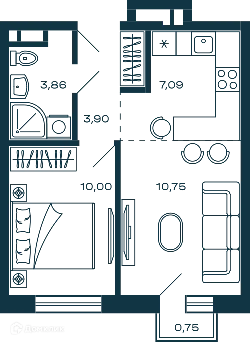 Фото квартиры в ЖК Жилой дом М-5