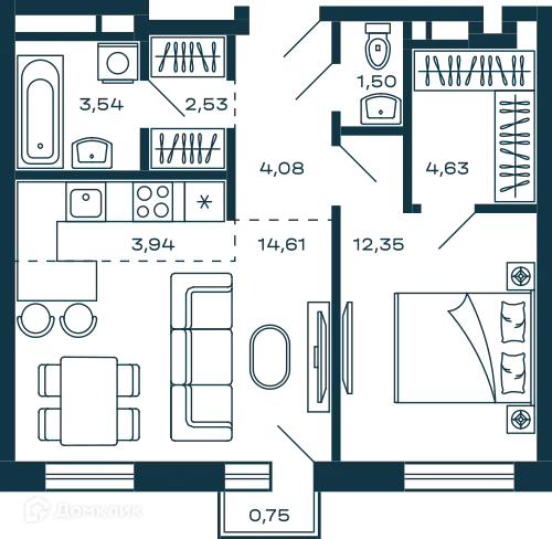 Фото квартиры в ЖК Жилой дом М-5