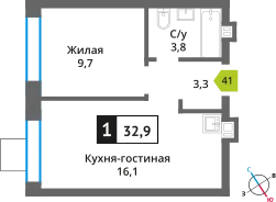 Фото квартиры в ЖК Никольский квартал Отрада