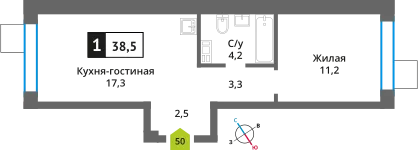 Фото квартиры в ЖК Никольский квартал Отрада