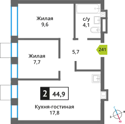 Фото квартиры в ЖК Никольский квартал Отрада