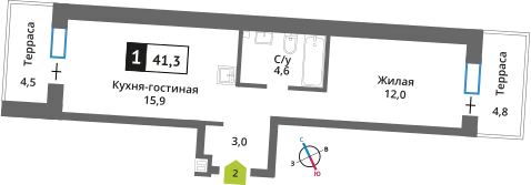 Фото квартиры в ЖК Никольский квартал Отрада