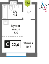 Фото квартиры в ЖК Никольский квартал Отрада