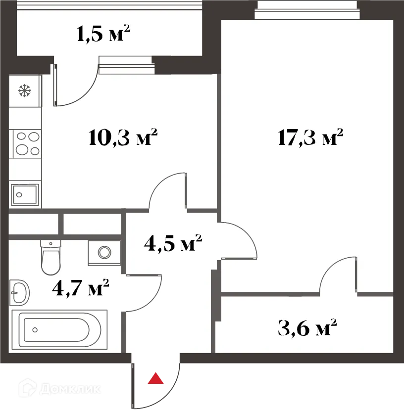 Фото квартиры в ЖК 8 Клёнов (миниполис 8 Клёнов)
