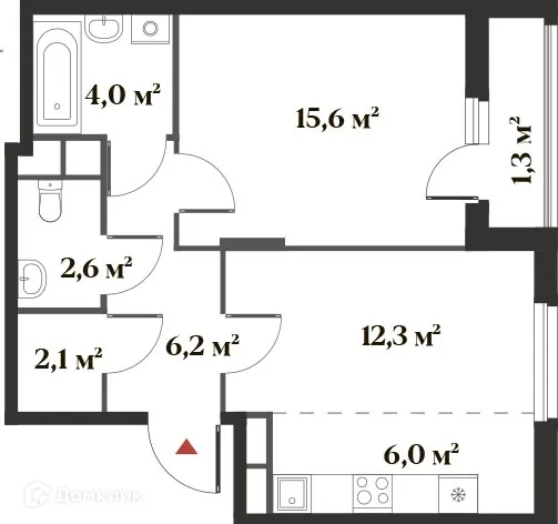 Фото квартиры в ЖК 8 Клёнов (миниполис 8 Клёнов)