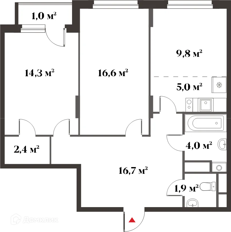 Фото квартиры в ЖК 8 Клёнов (миниполис 8 Клёнов)