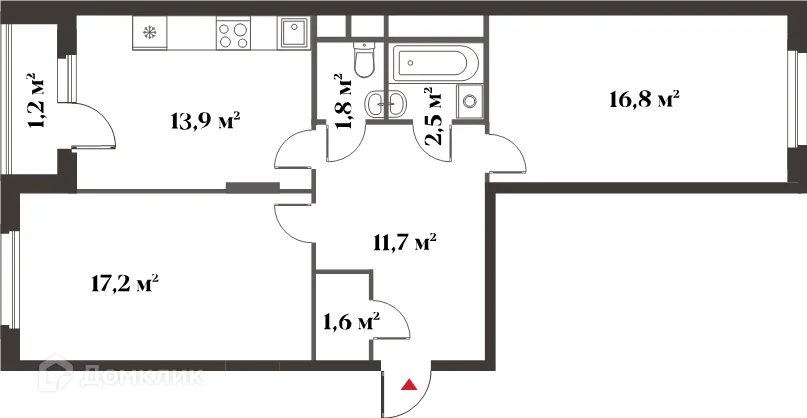 Фото квартиры в ЖК 8 Клёнов (миниполис 8 Клёнов)