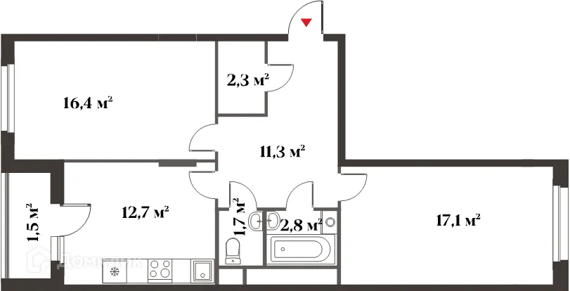 Фото квартиры в ЖК 8 Клёнов (миниполис 8 Клёнов)