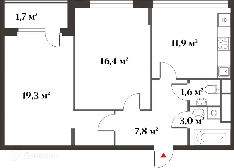 Фото квартиры в ЖК 8 Клёнов (миниполис 8 Клёнов)