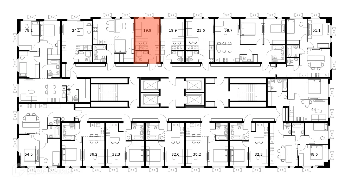 Фото квартиры в ЖК Ярославский квартал