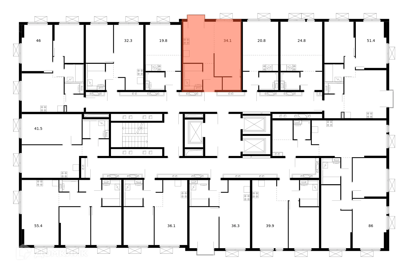 Фото квартиры в ЖК Яуза парк