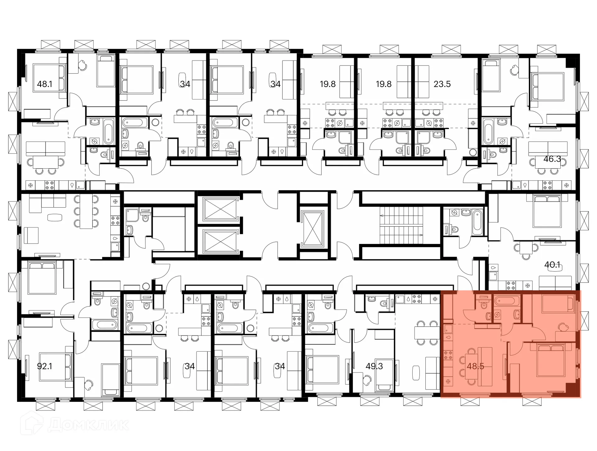 Фото квартиры в ЖК Ярославский квартал