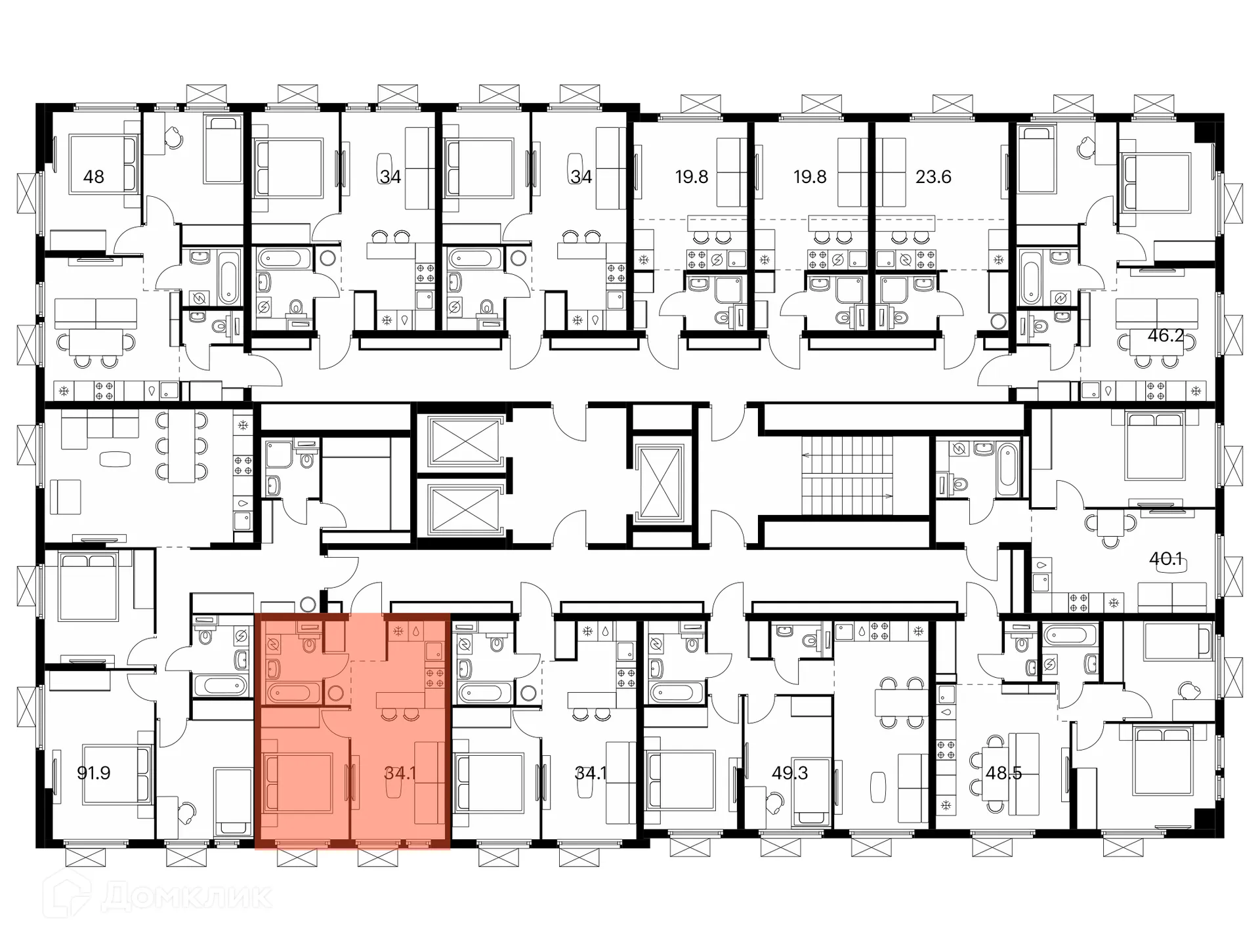 Фото квартиры в ЖК Ярославский квартал
