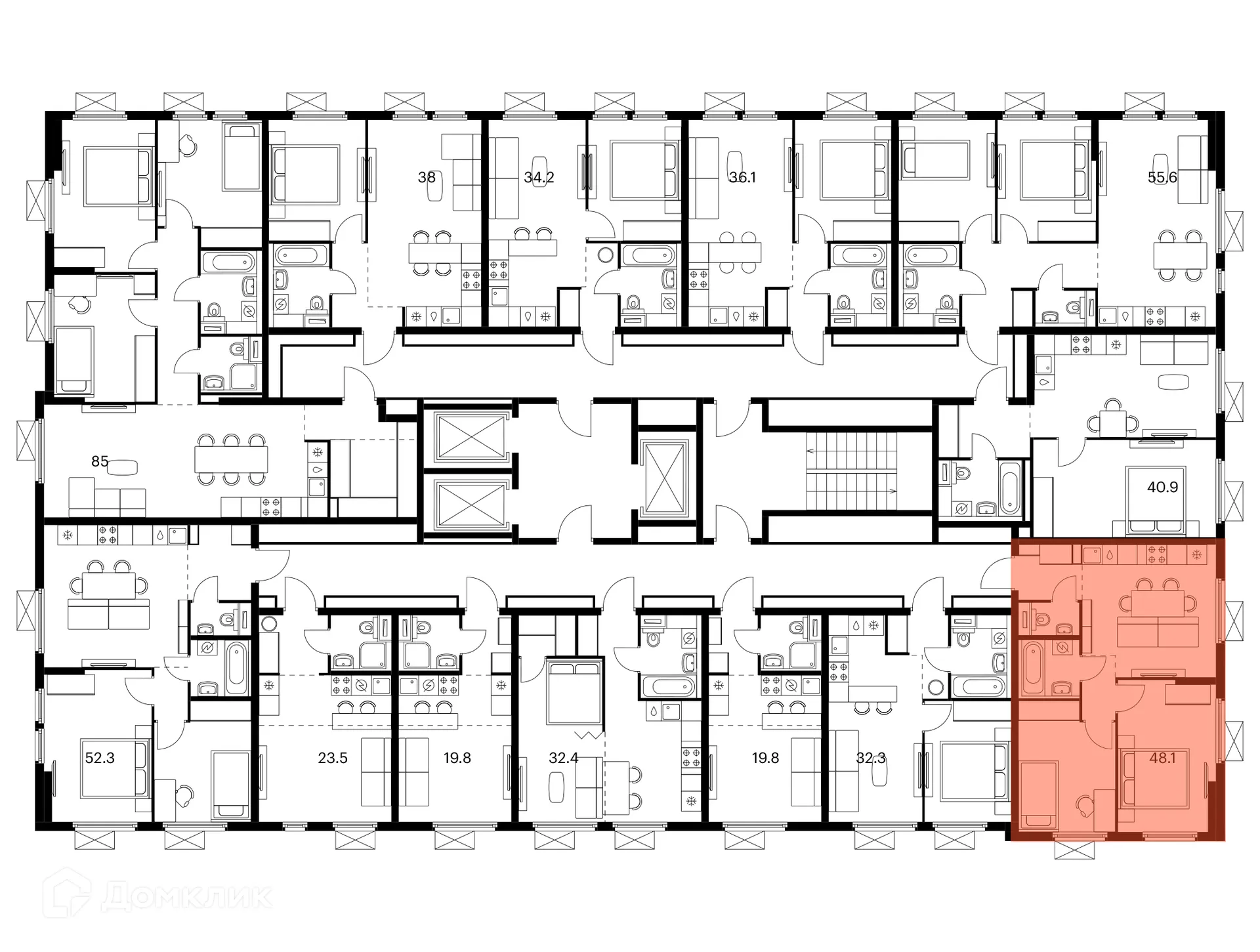 Фото квартиры в ЖК Ярославский квартал