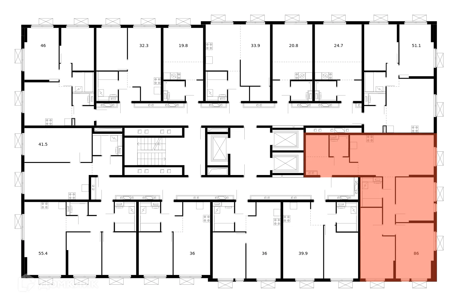 Фото квартиры в ЖК Яуза парк