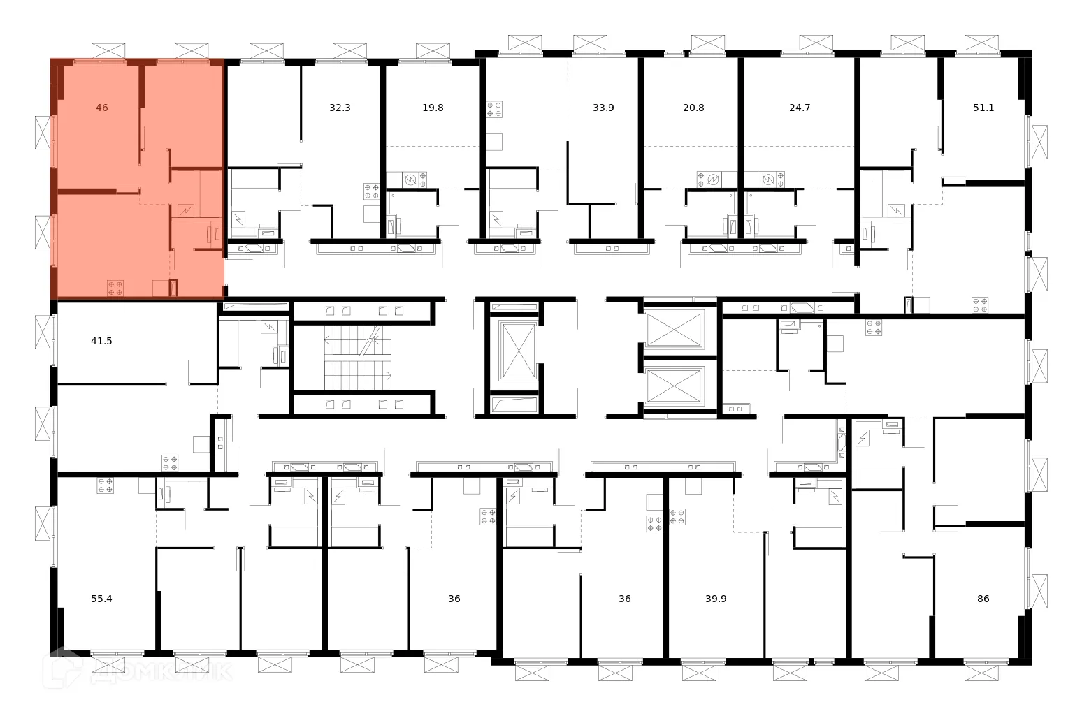 Фото квартиры в ЖК Яуза парк