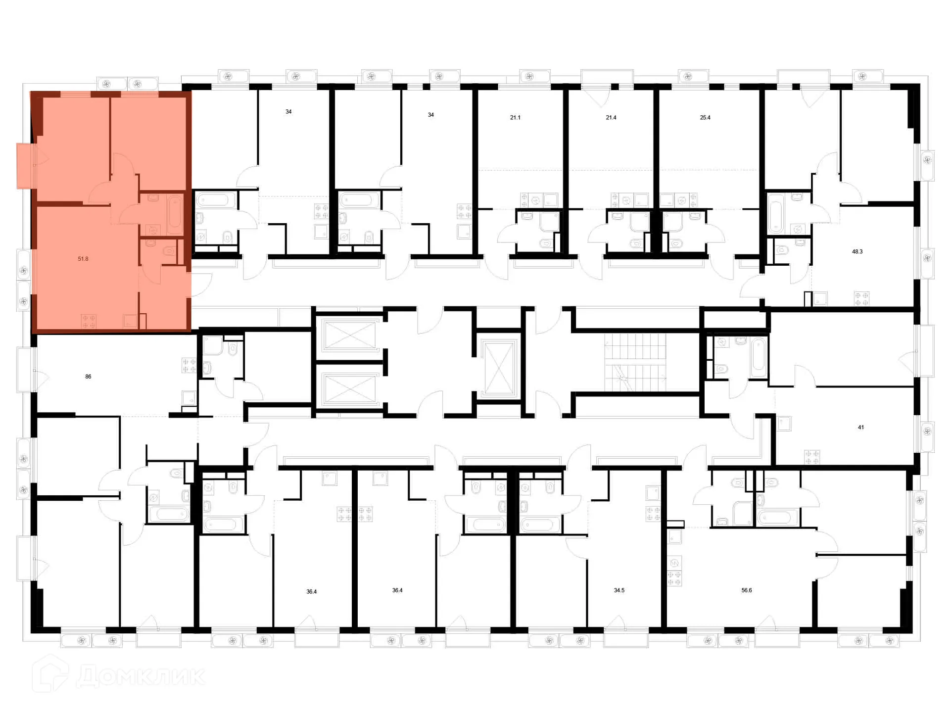 Фото квартиры в ЖК Яуза парк