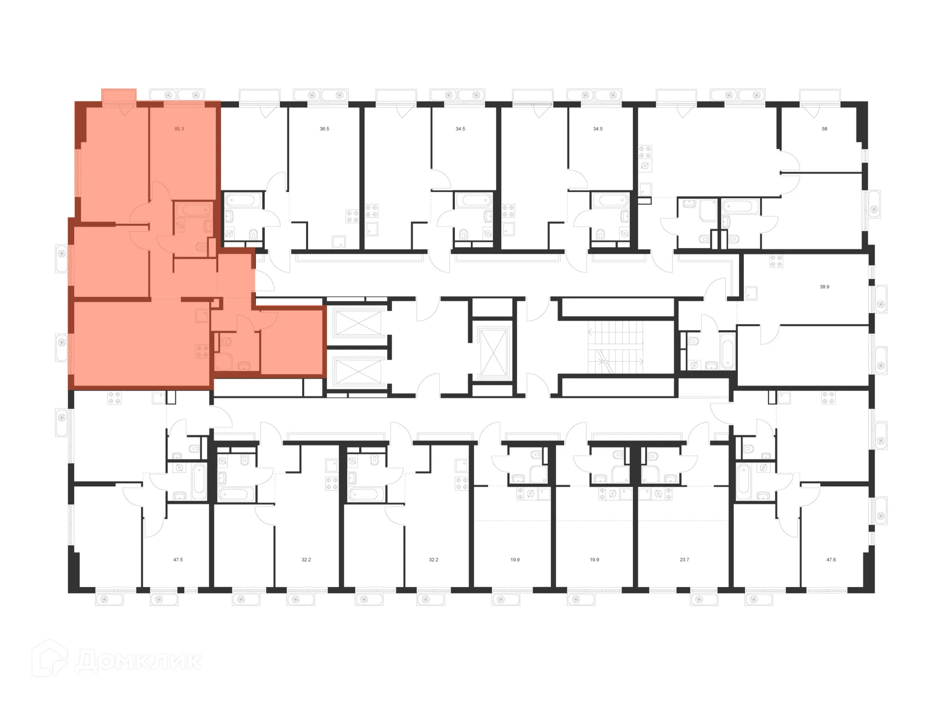 Фото квартиры в ЖК Яуза парк