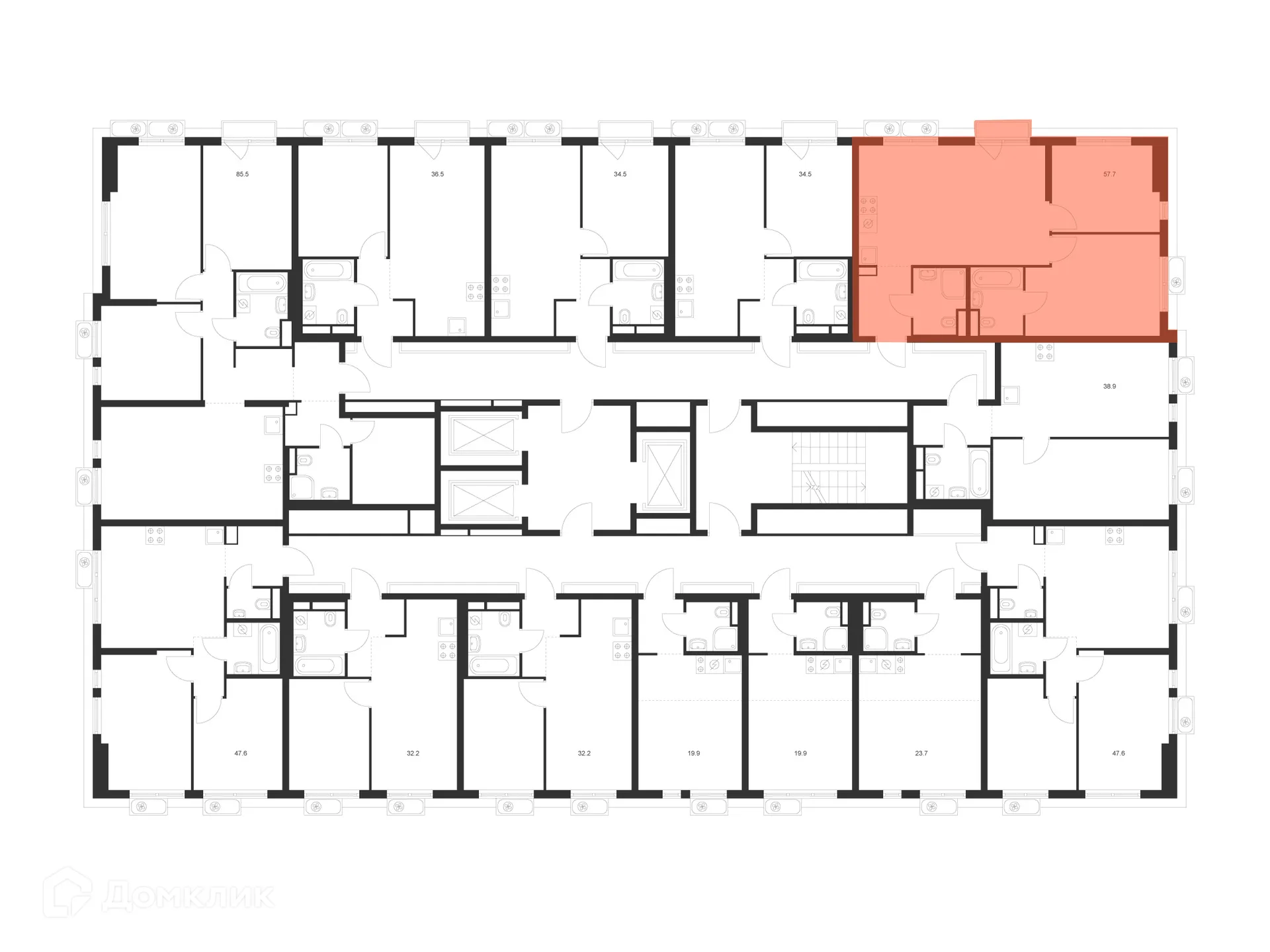 Фото квартиры в ЖК Яуза парк