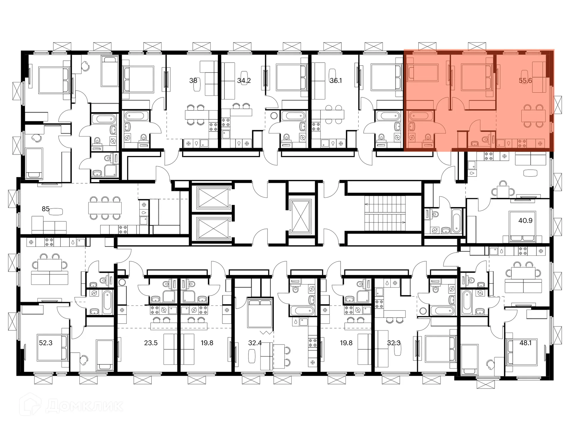 Фото квартиры в ЖК Ярославский квартал
