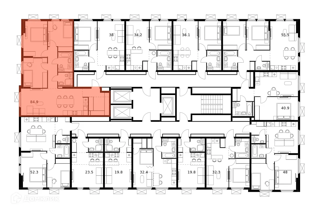 Фото квартиры в ЖК Ярославский квартал