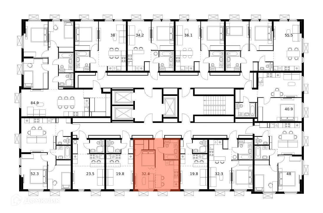 Фото квартиры в ЖК Ярославский квартал