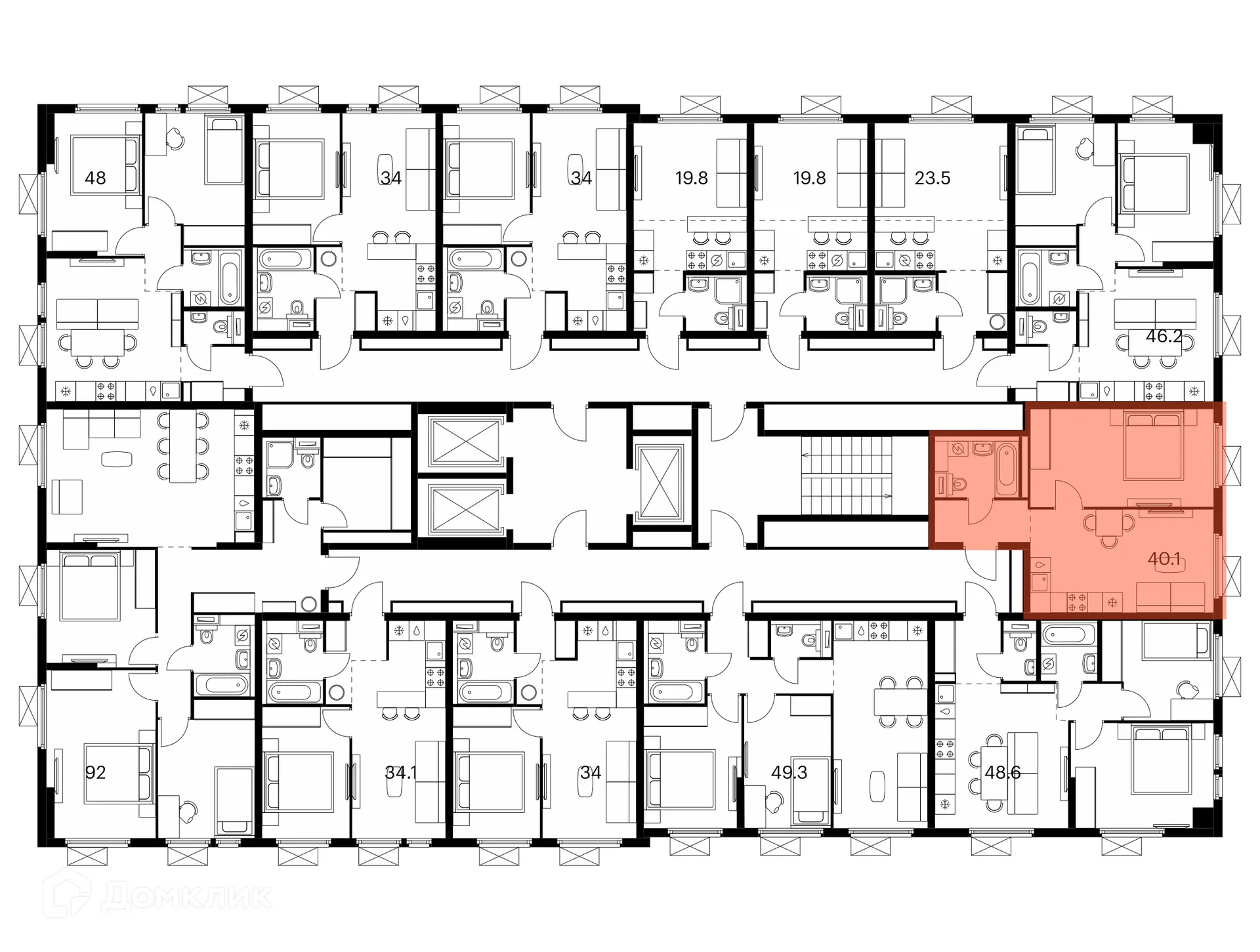 Фото квартиры в ЖК Ярославский квартал