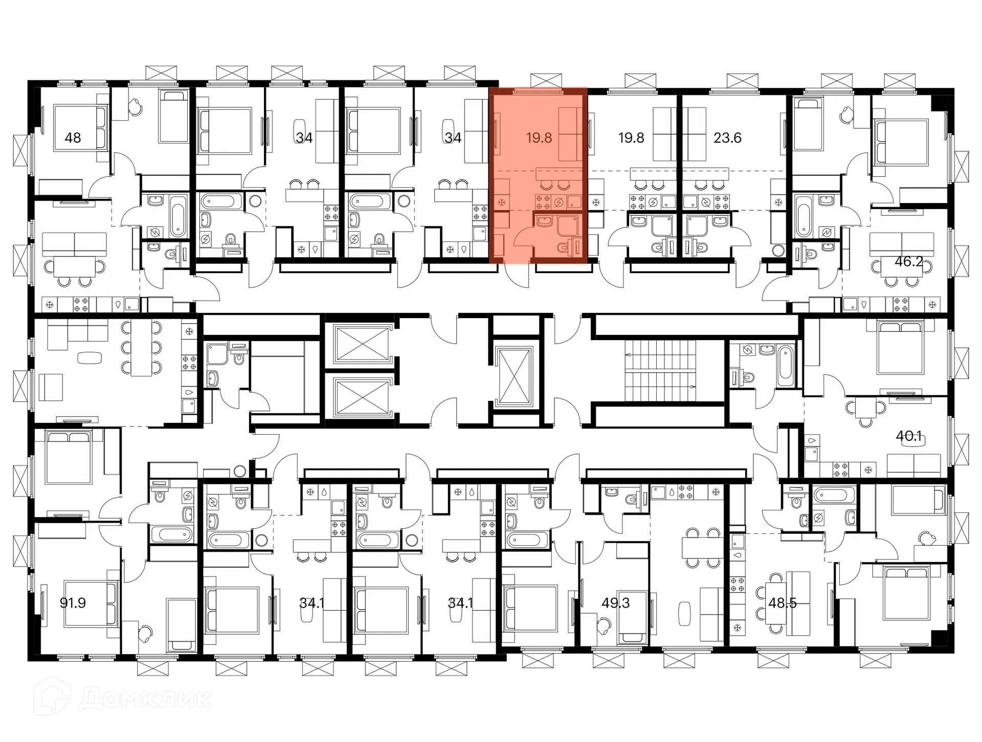 Фото квартиры в ЖК Ярославский квартал