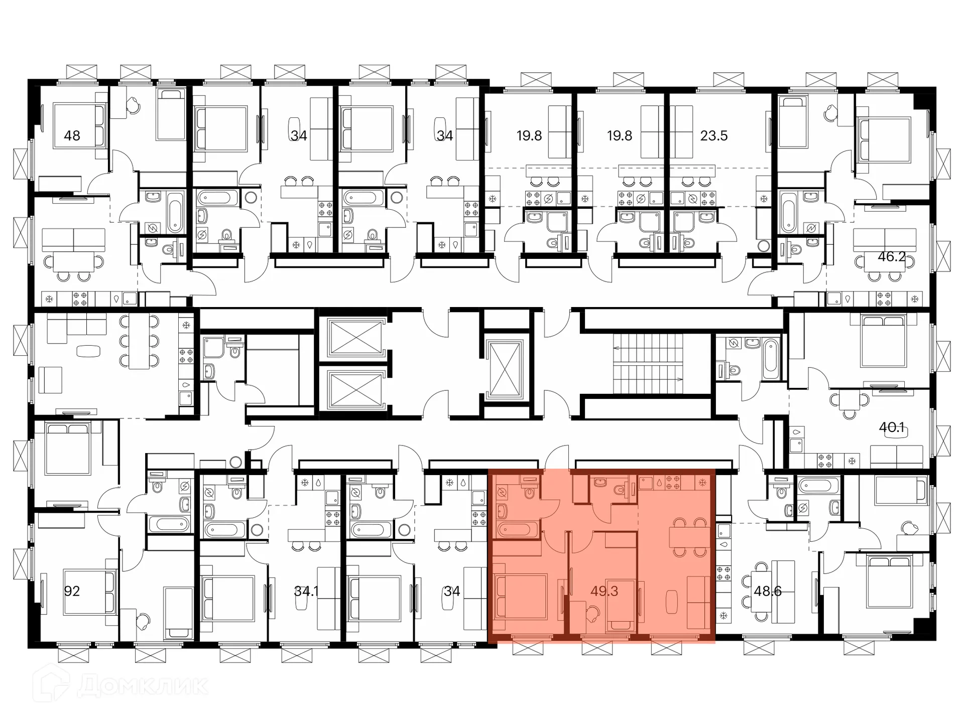 Фото квартиры в ЖК Ярославский квартал