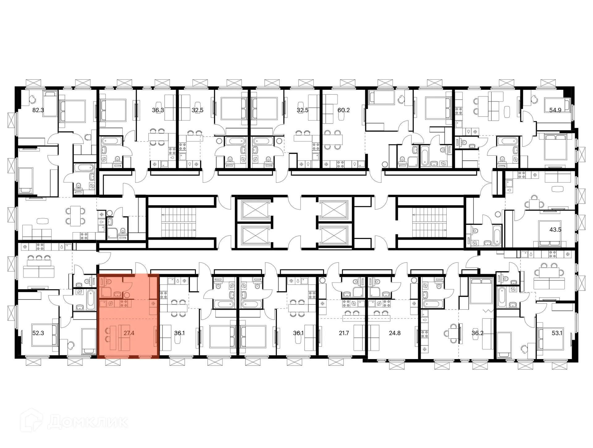Фото квартиры в ЖК Ярославский квартал