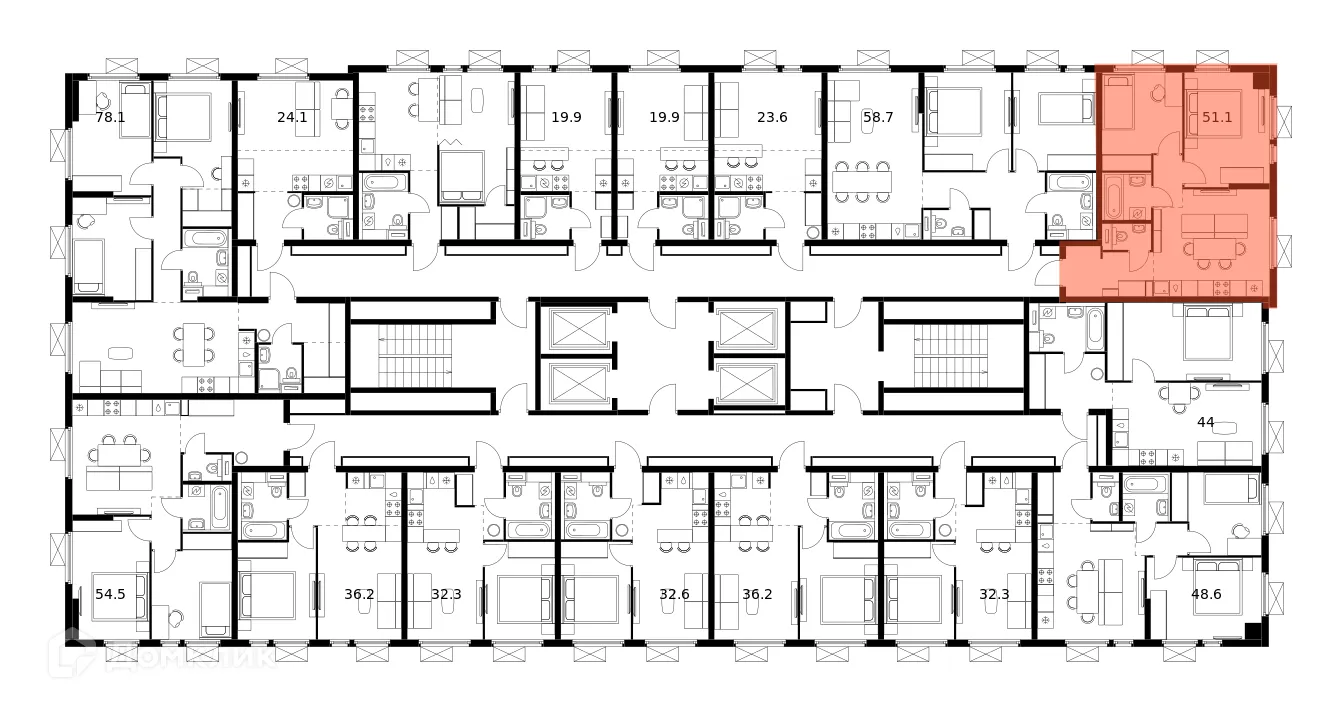 Фото квартиры в ЖК Ярославский квартал