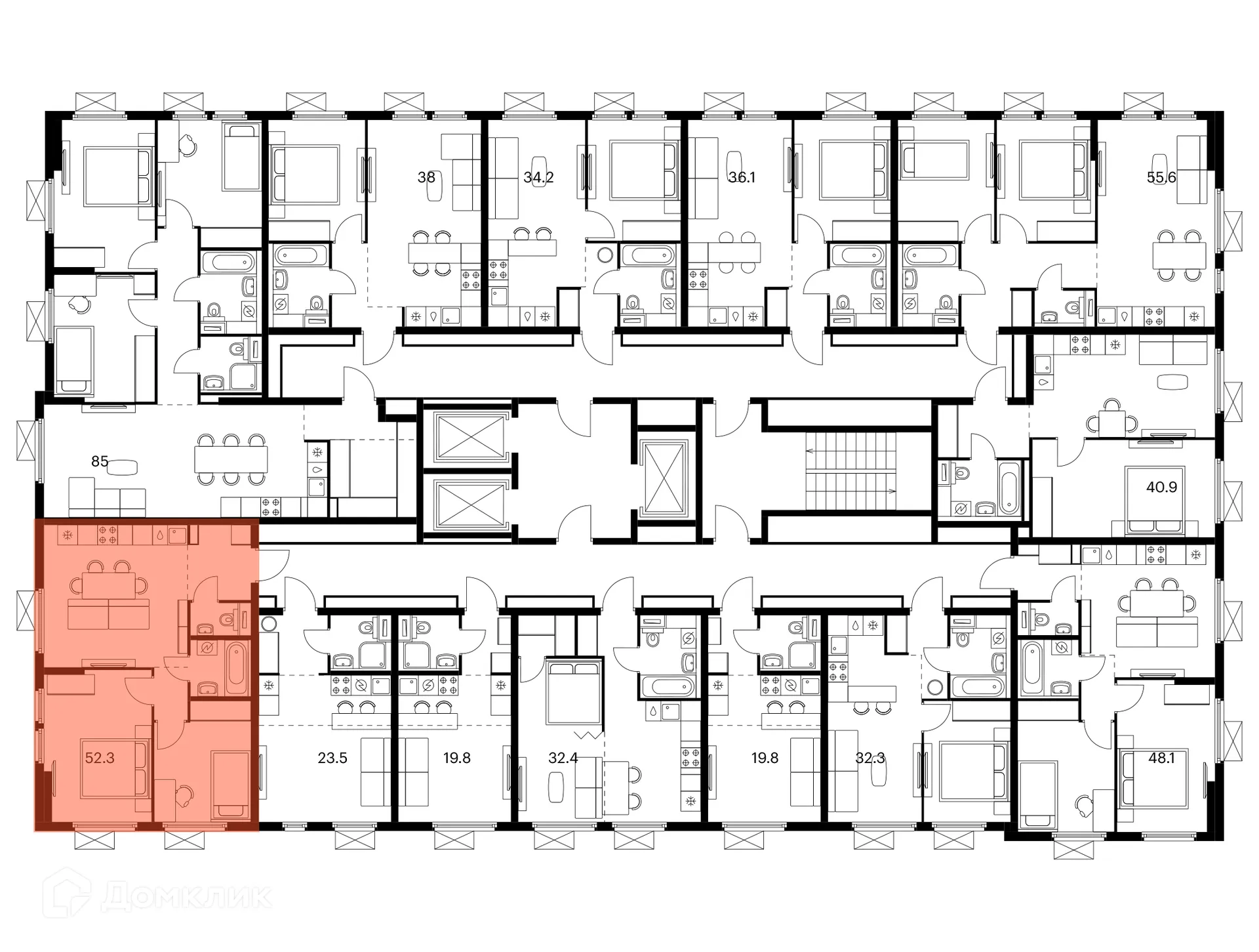 Фото квартиры в ЖК Ярославский квартал