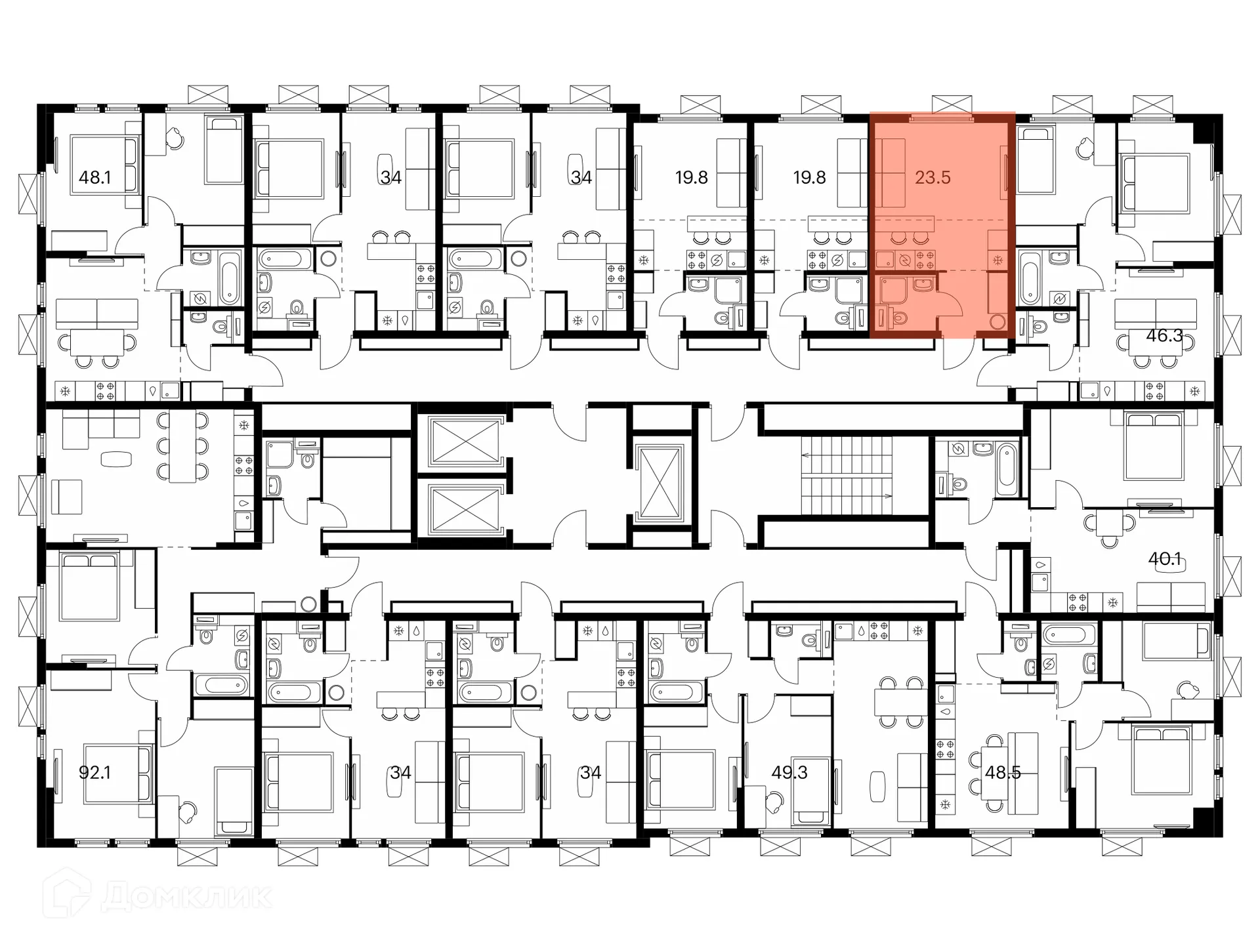 Фото квартиры в ЖК Ярославский квартал