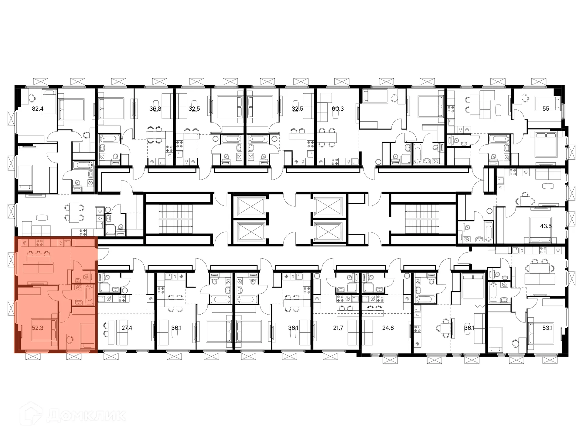 Фото квартиры в ЖК Ярославский квартал