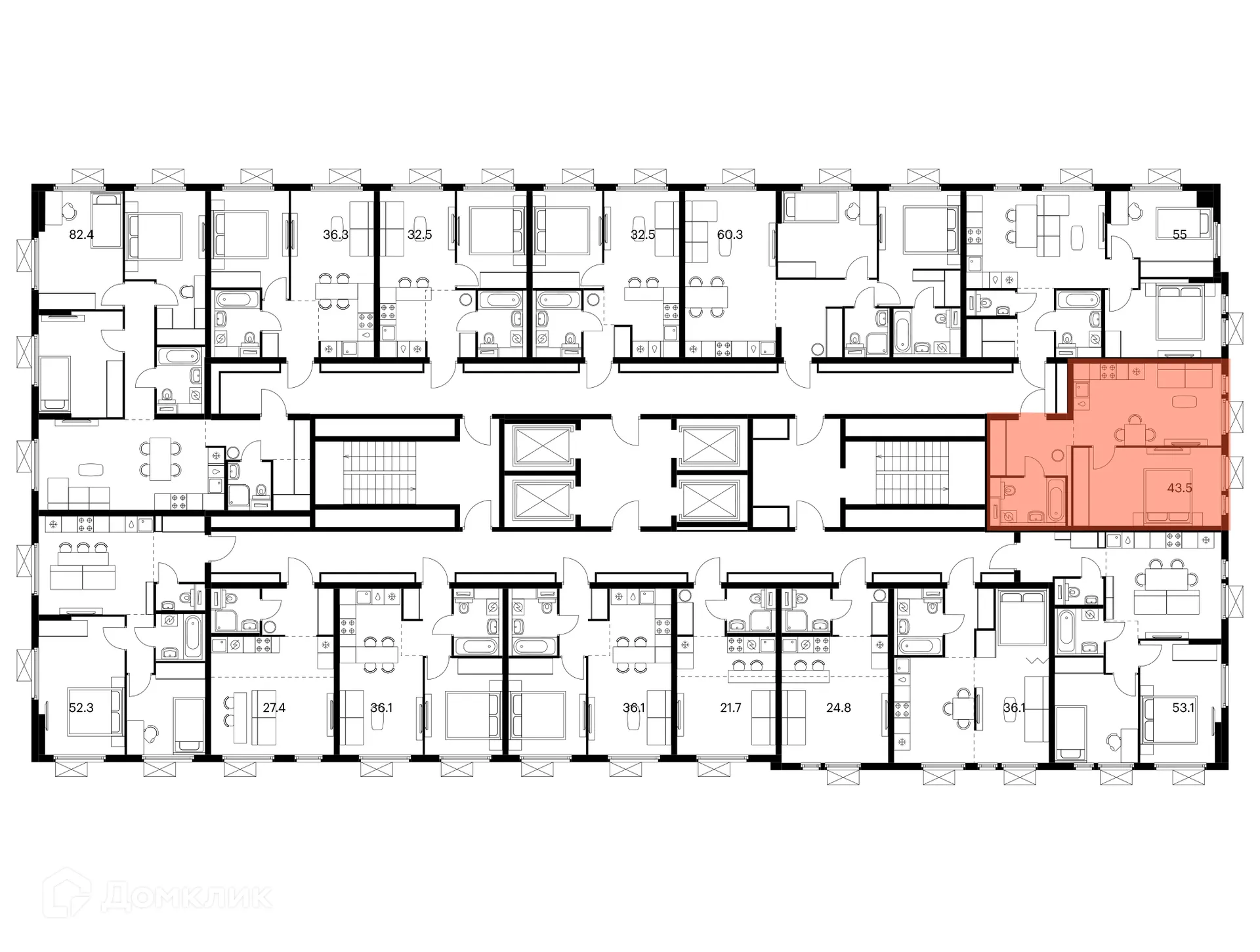 Фото квартиры в ЖК Ярославский квартал