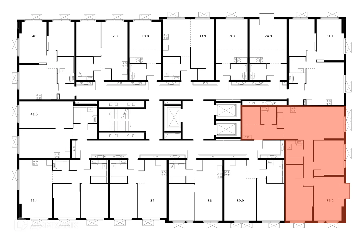 Фото квартиры в ЖК Яуза парк