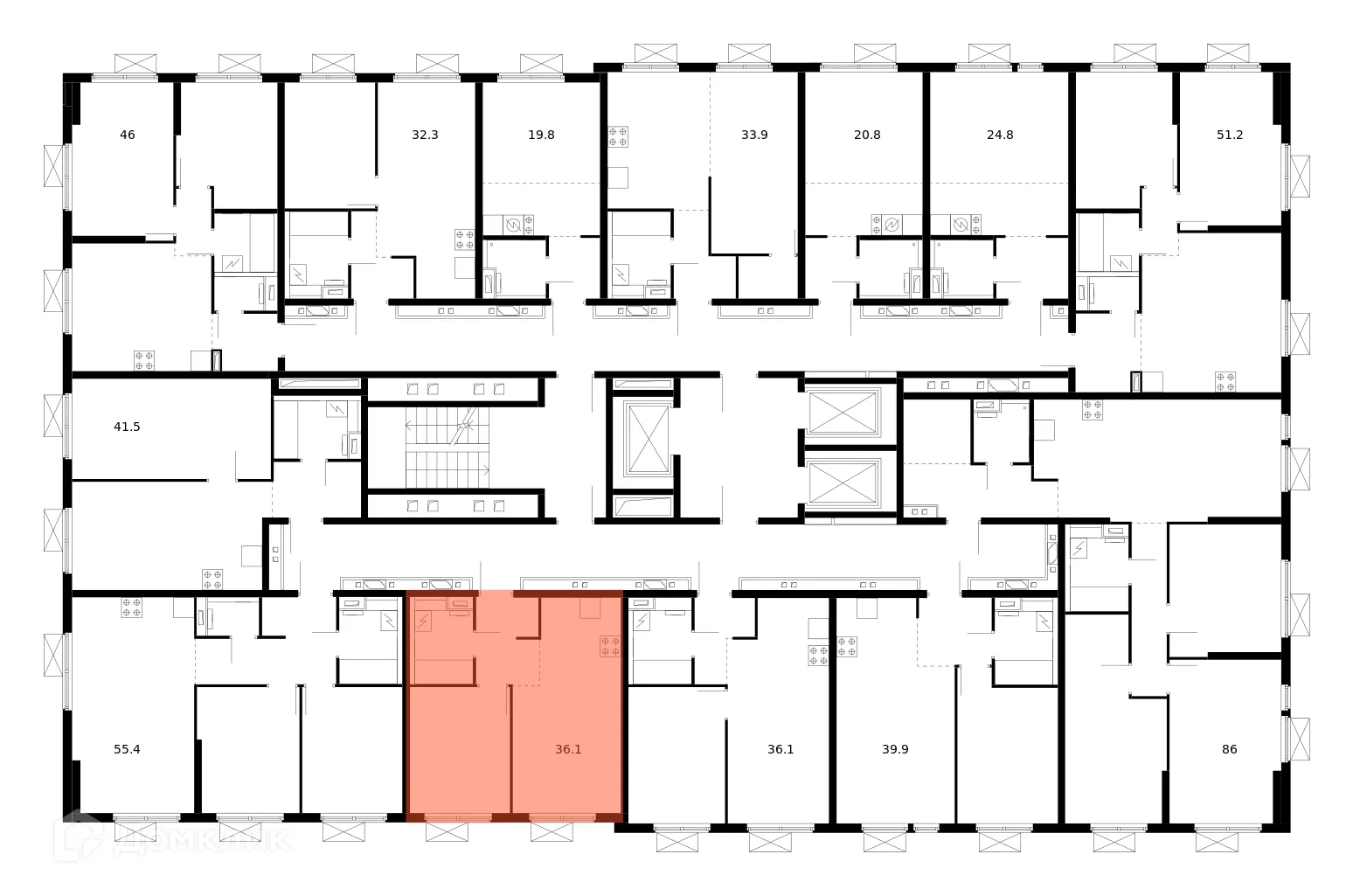 Фото квартиры в ЖК Яуза парк