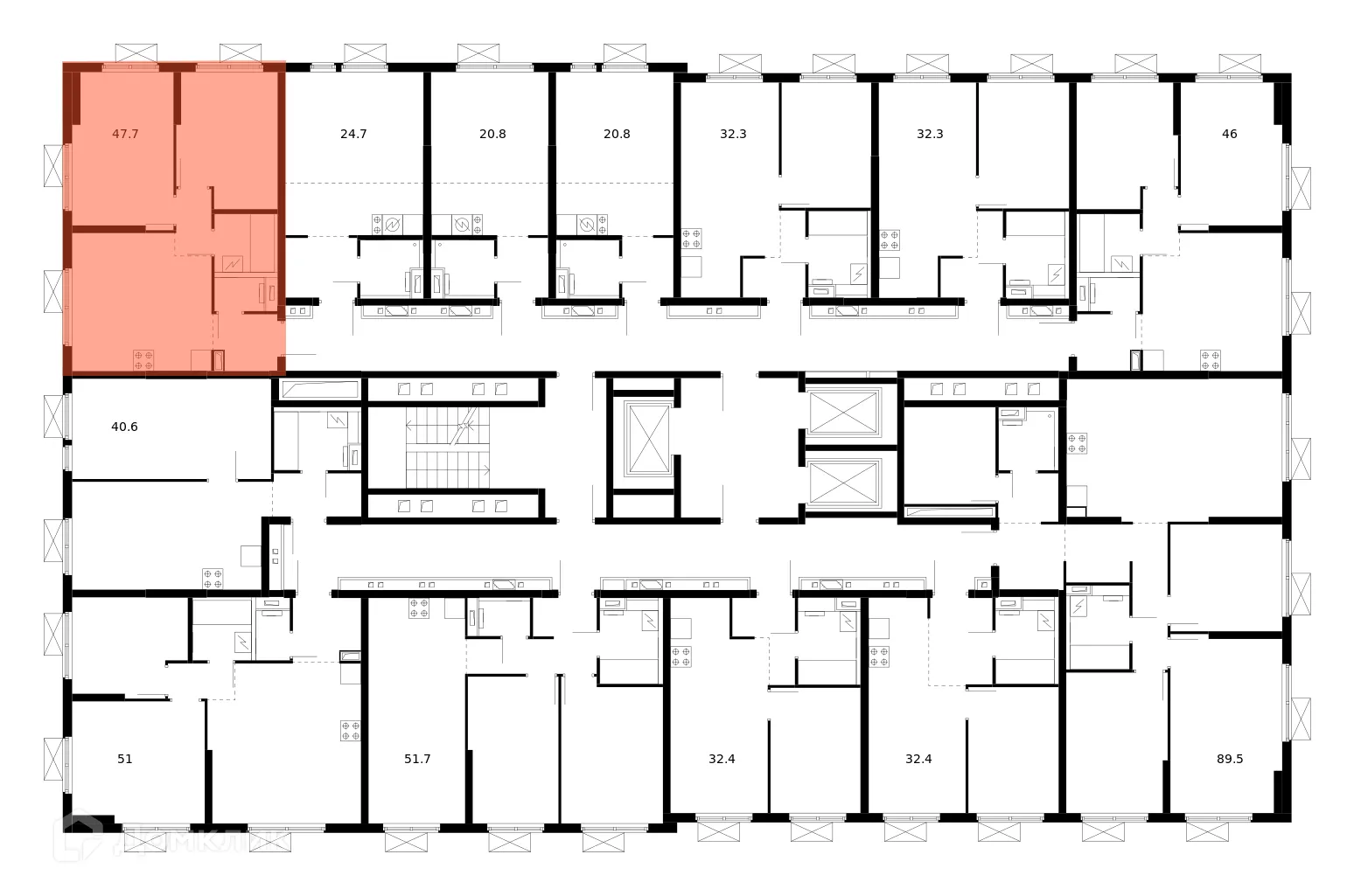 Фото квартиры в ЖК Яуза парк