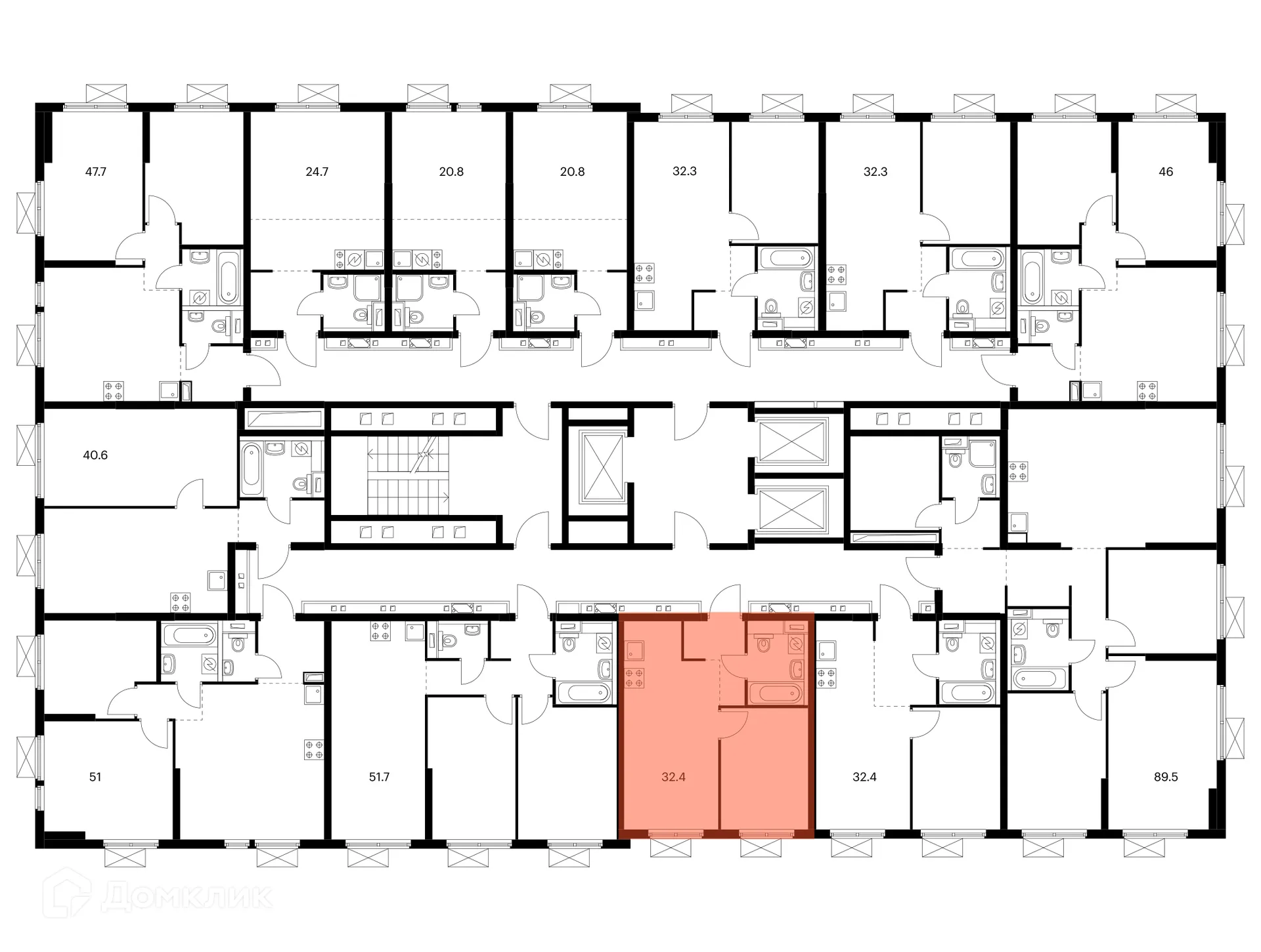 Фото квартиры в ЖК Яуза парк