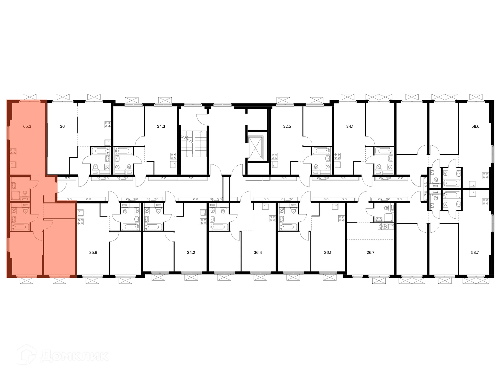 Фото квартиры в ЖК Яуза парк