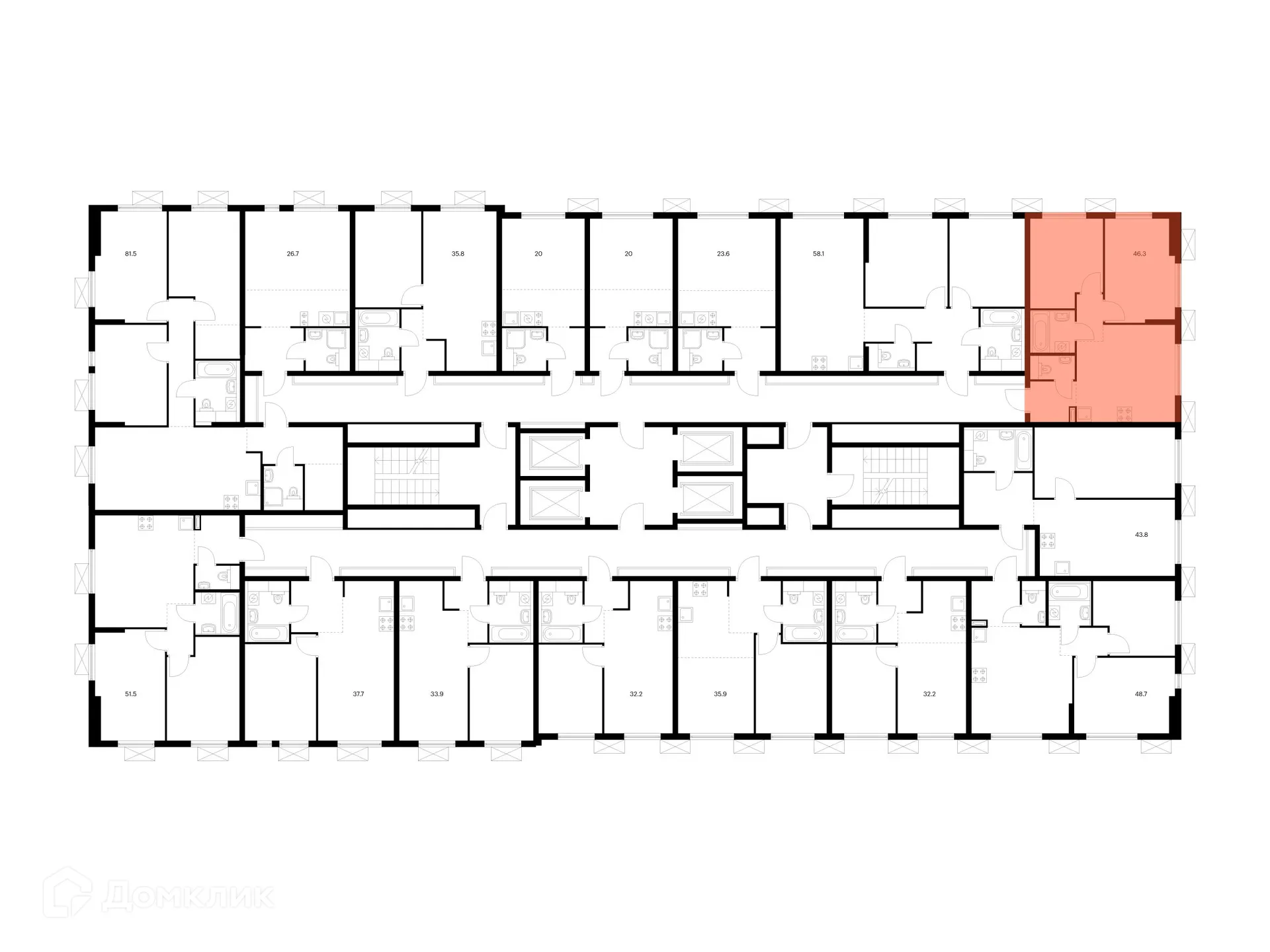 Фото квартиры в ЖК Яуза парк