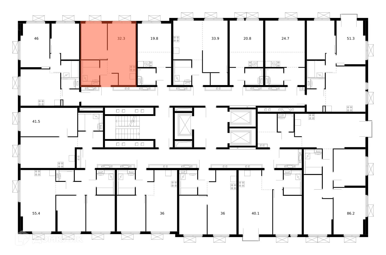 Фото квартиры в ЖК Яуза парк