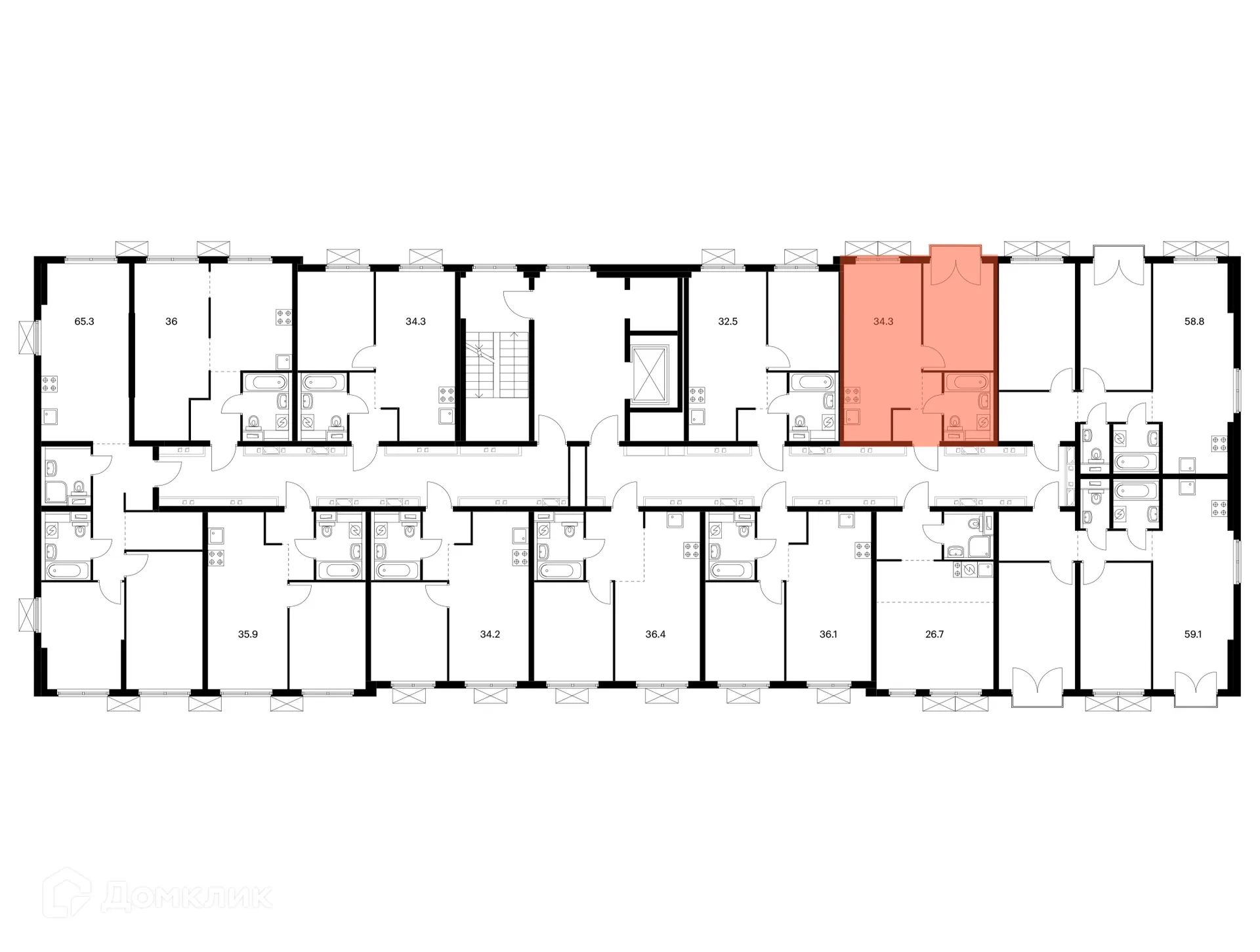 Фото квартиры в ЖК Яуза парк