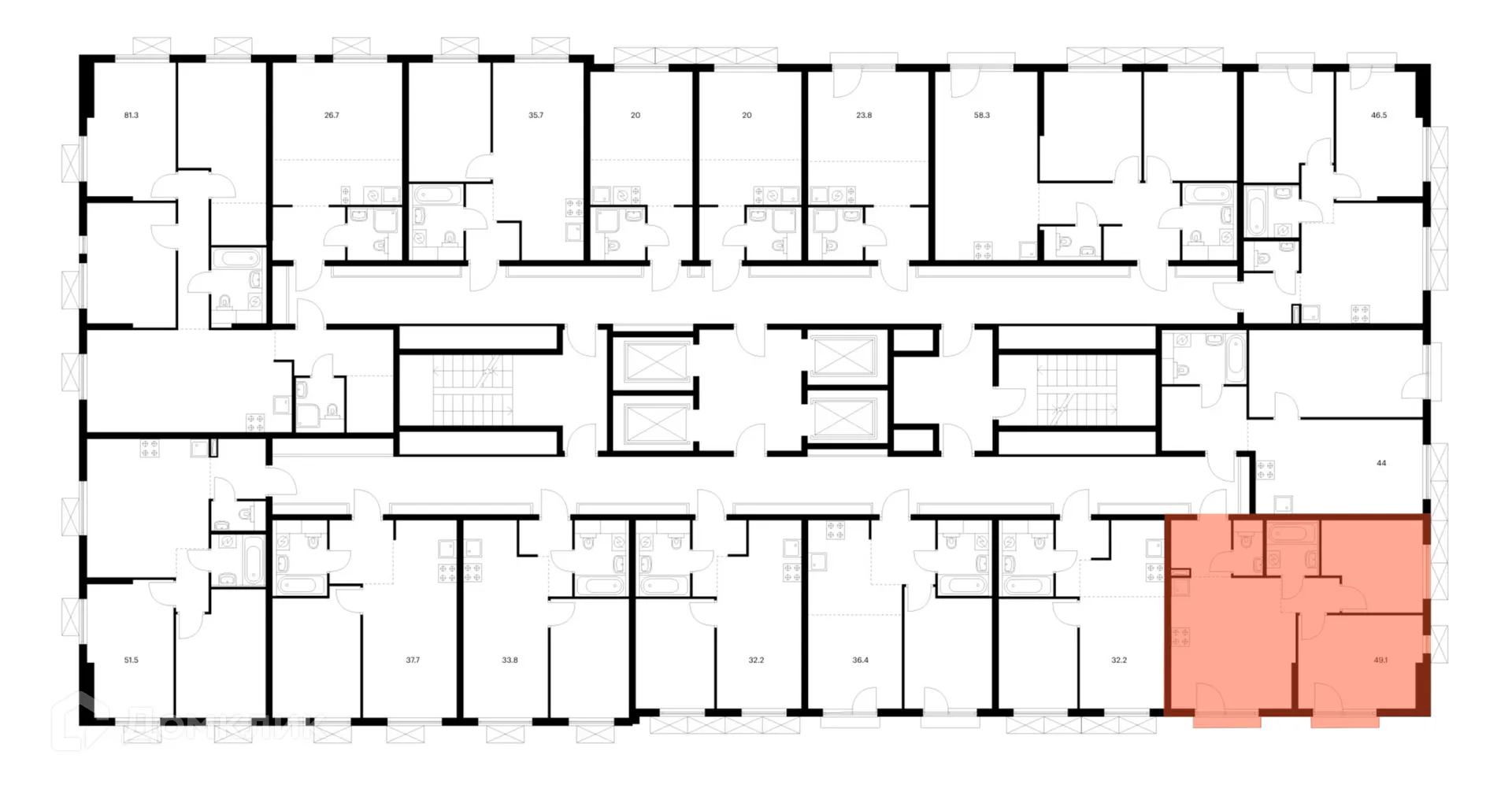 Фото квартиры в ЖК Яуза парк