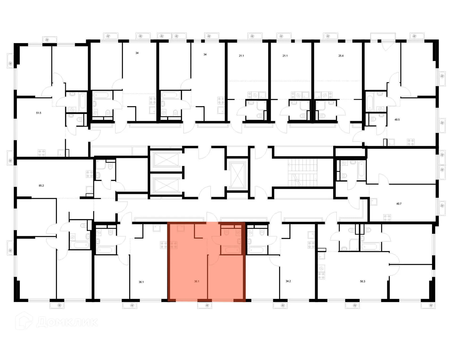 Фото квартиры в ЖК Яуза парк