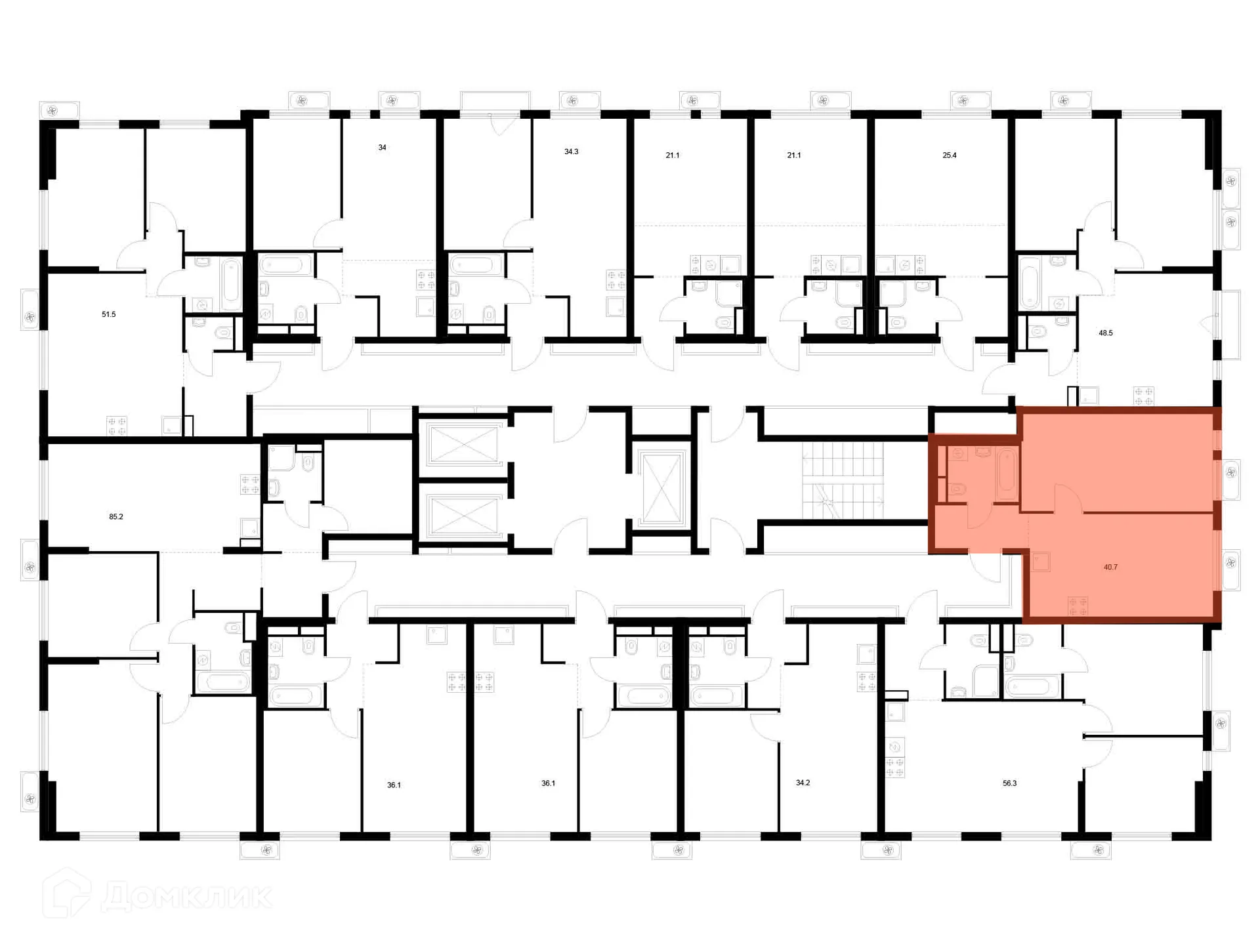 Фото квартиры в ЖК Яуза парк