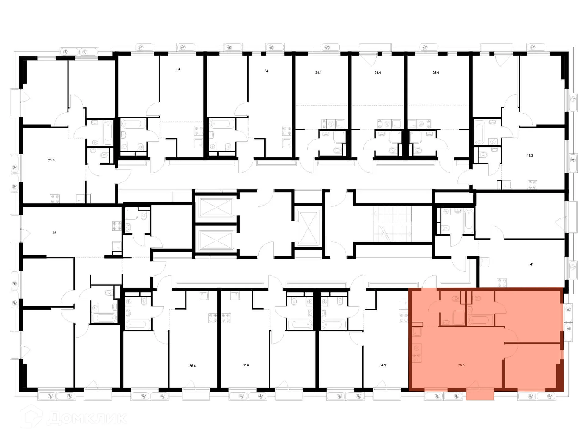 Фото квартиры в ЖК Яуза парк