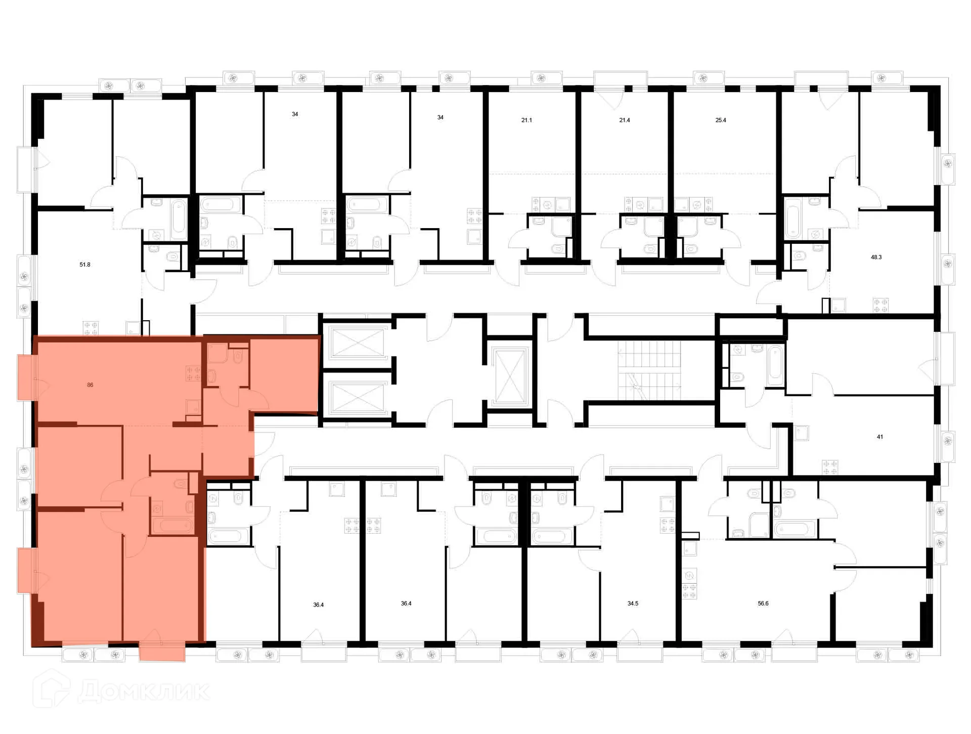 Фото квартиры в ЖК Яуза парк