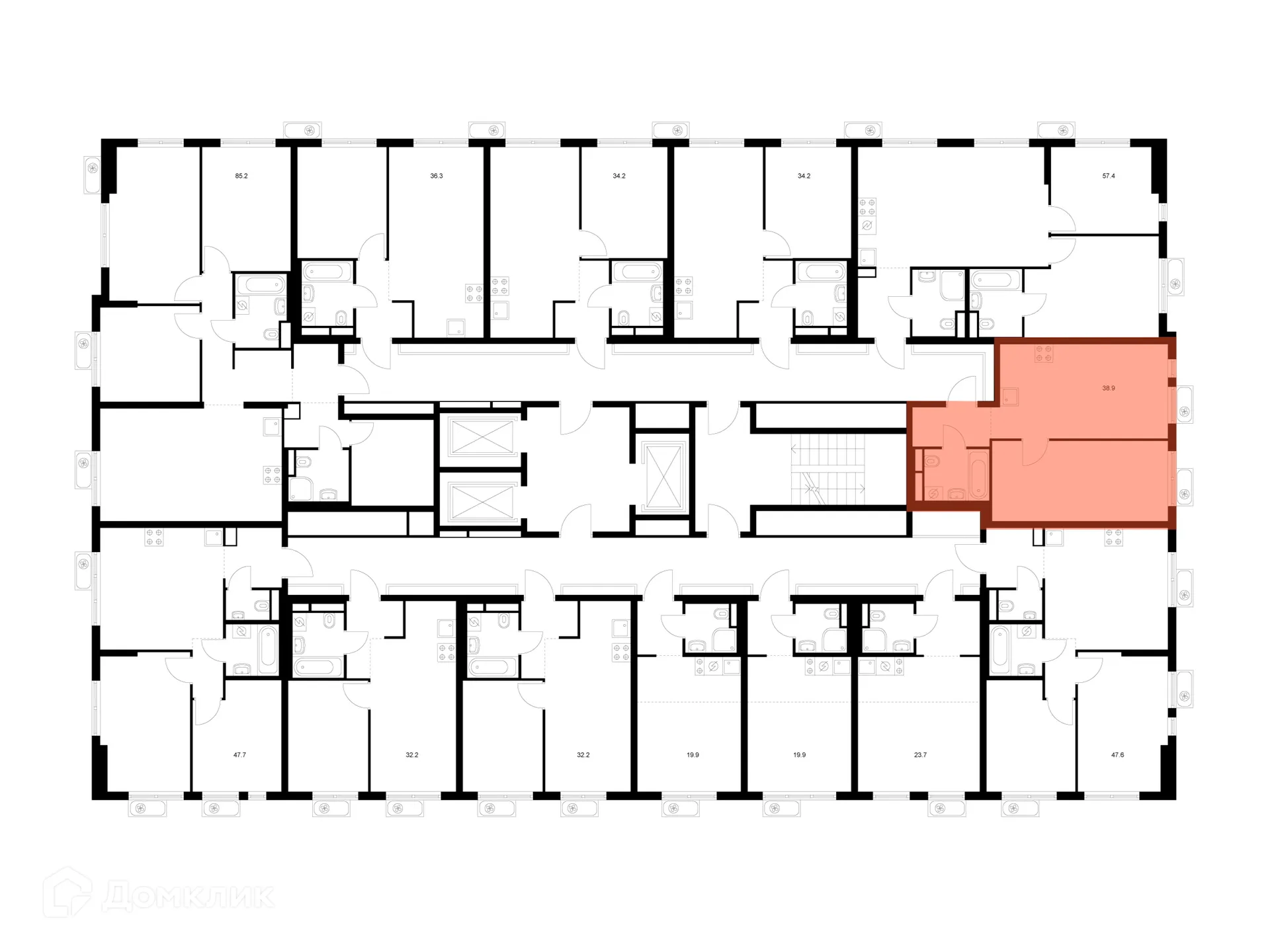 Фото квартиры в ЖК Яуза парк